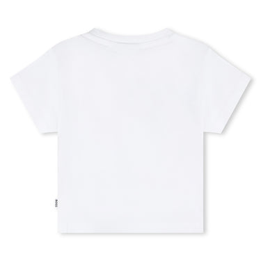 Playera BOSS blanca para bebé